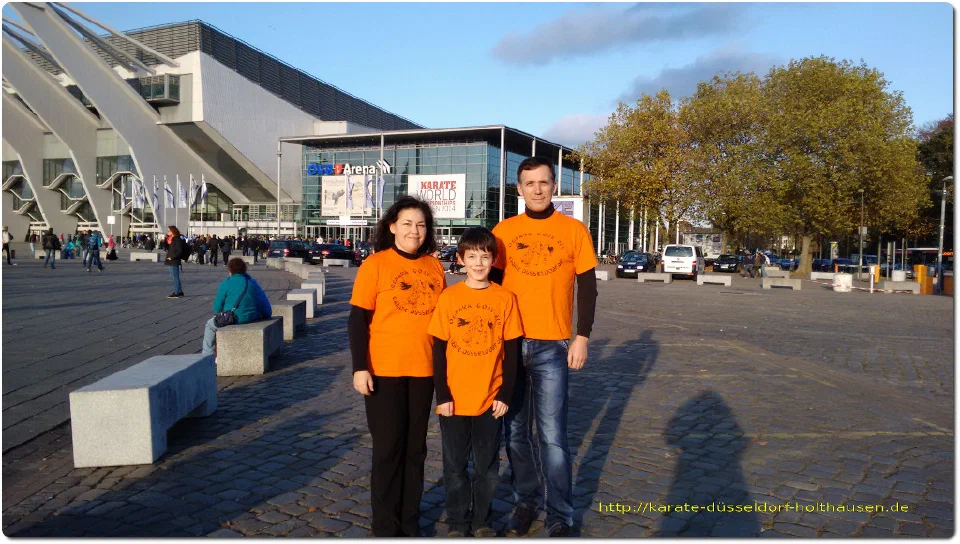 Foto von der Karate-Weltmeisterschaft 2014 in Bremen