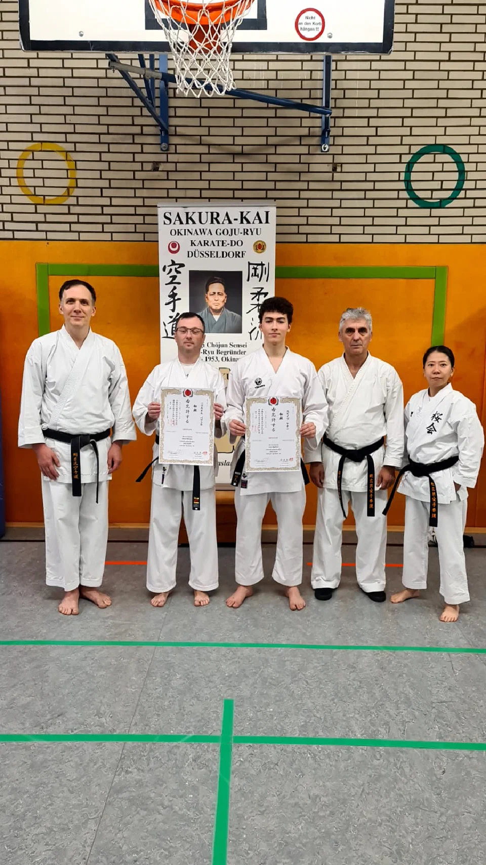 Dan-Verleihung beim Sakura-Kai Lehrgang am 23. November 2024