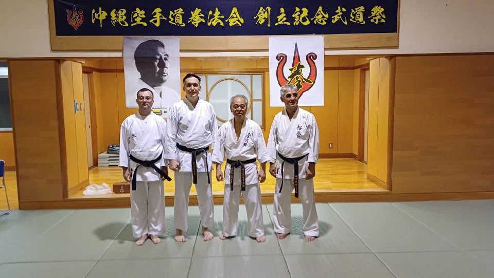 Mit Soshihan Yoshio Kuba und Shihan László Harsányi